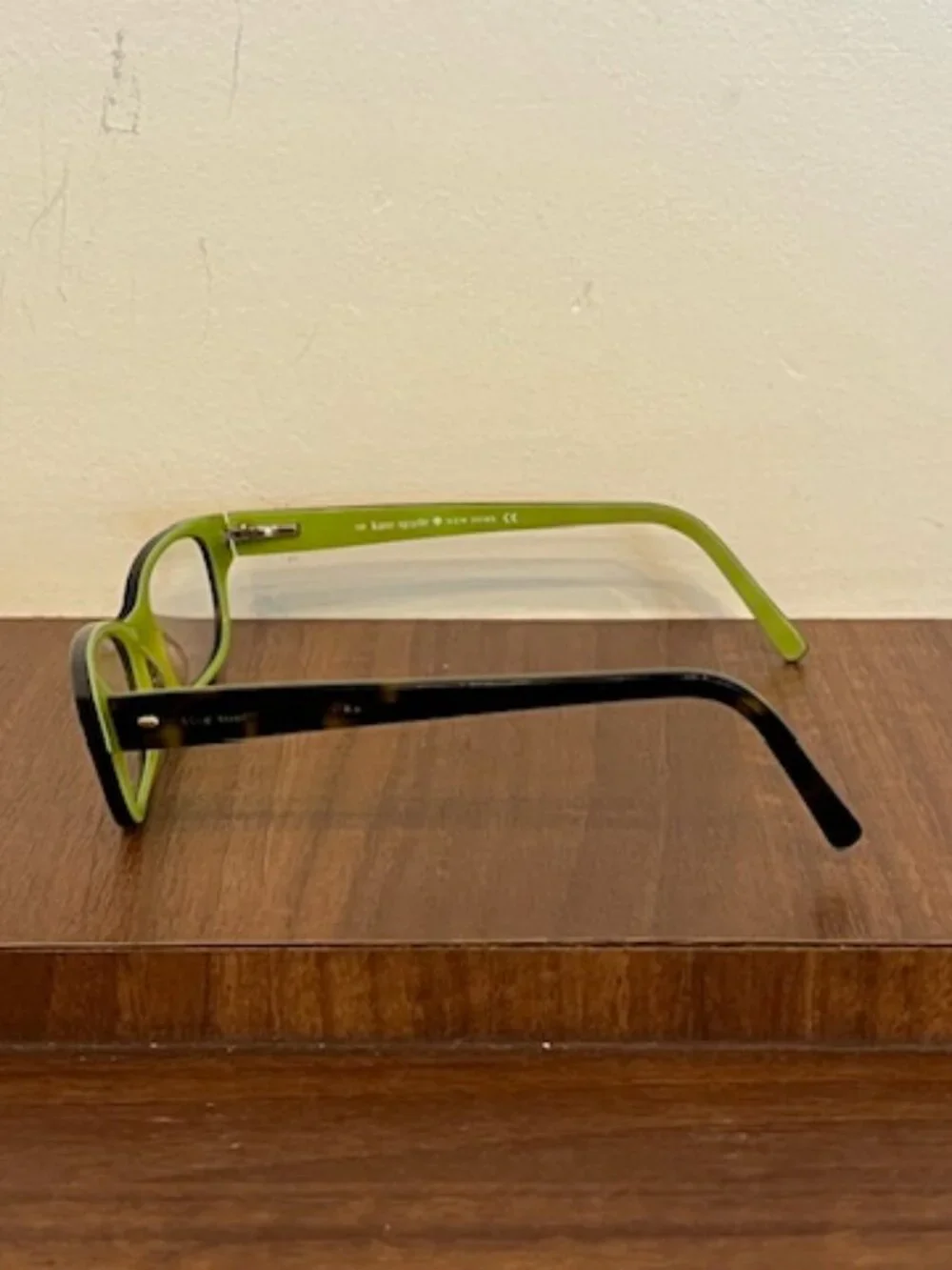 Kate Spade Lucyann 0DV2 Black Green Full Rim Eyeglasses 51-17-135